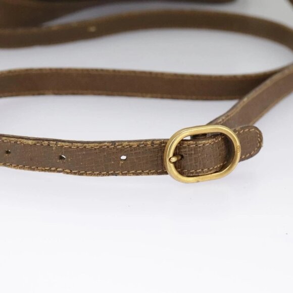 GUCCI GG Supreme Web Sherry Line Shoulder Bag PVC Beige - Picture 7 of 16